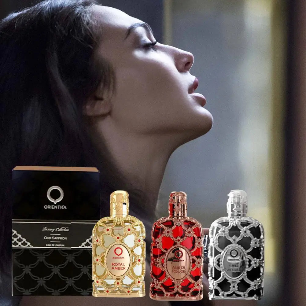 Parfum Royal Amber de Dubaï 100ml, parfum à la rose, parfum oriental longue durée en flacon de verre pour hommes et femmes