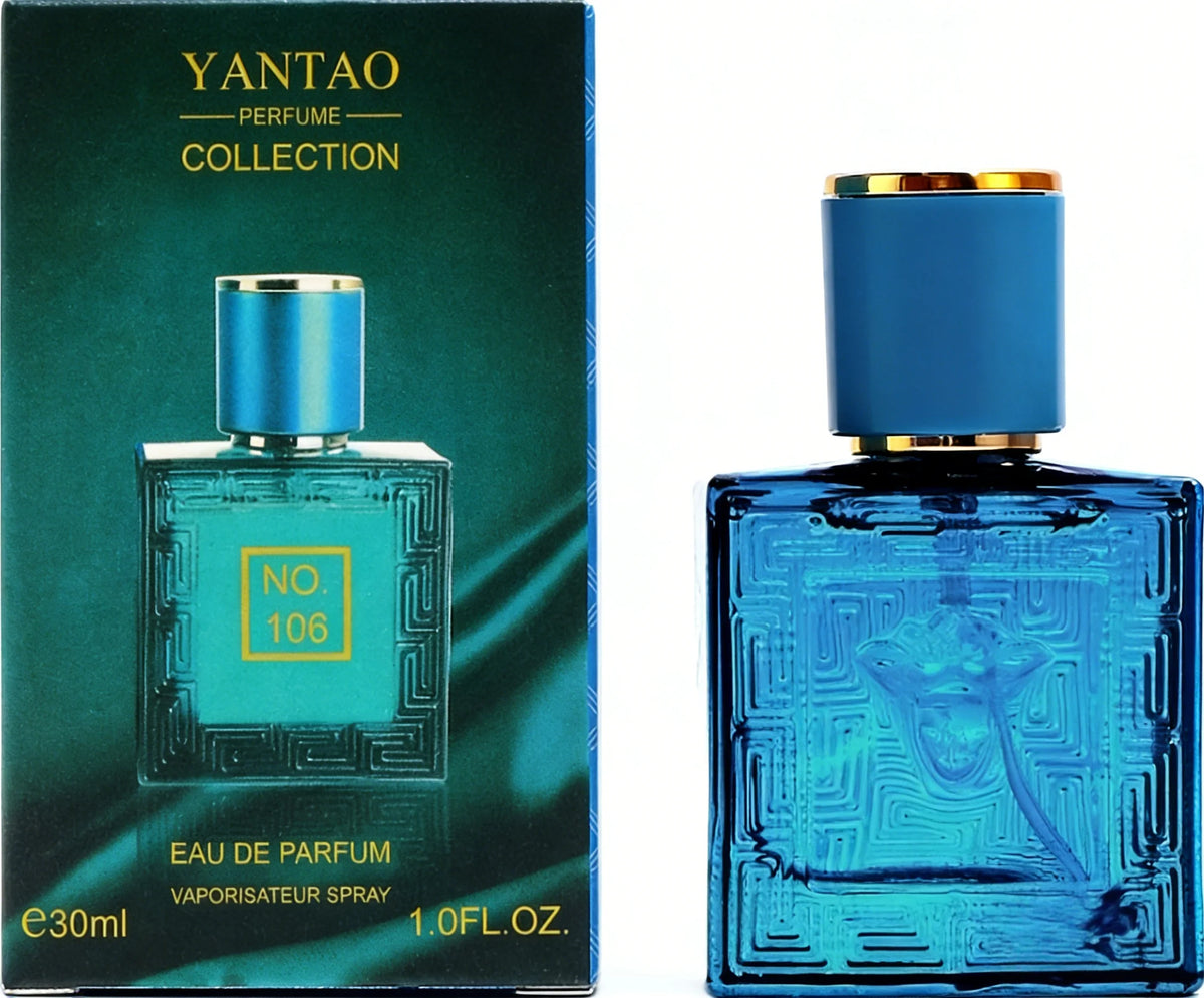 Parfum pour homme de qualité supérieure, série Eros & Bleu, 100 ml. Eau de Cologne pour homme, parfum longue durée.