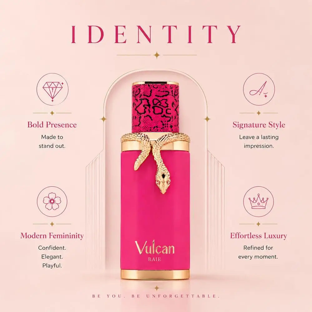 French Avenue Vulcan Baie EDP 100ml 3.4oz Eau de Parfum Spray Parfum Floral Fruité Longue Durée Luxe Arabe de Dubaï Pour Femme