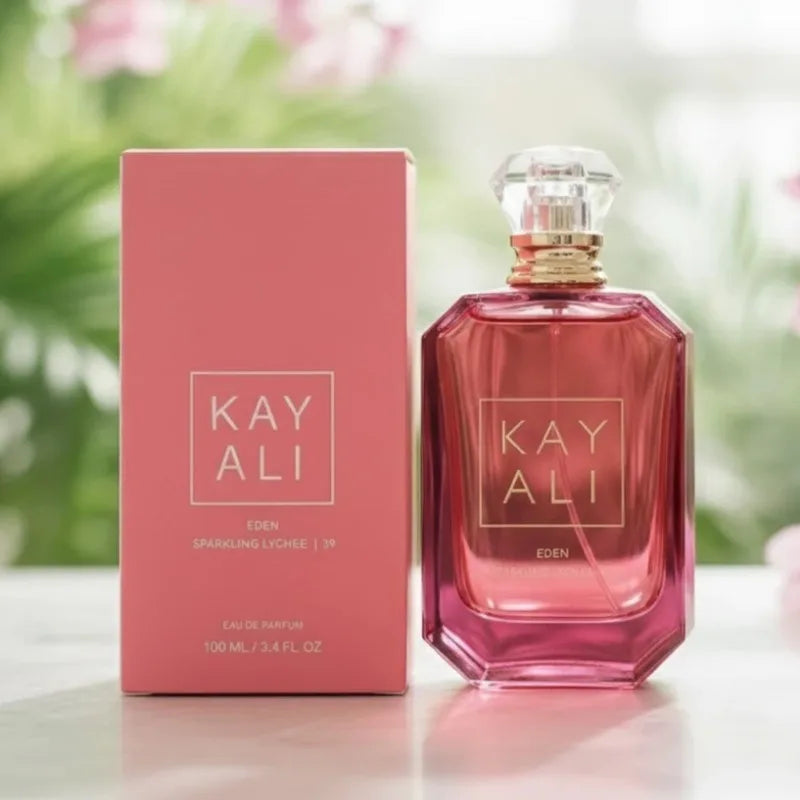 Kayali Parfum 100ml Longue Durée Frais Doux Élégant Floral Fruité Parfum Naturel Six Parfums Eden Sparkling Lychee 28