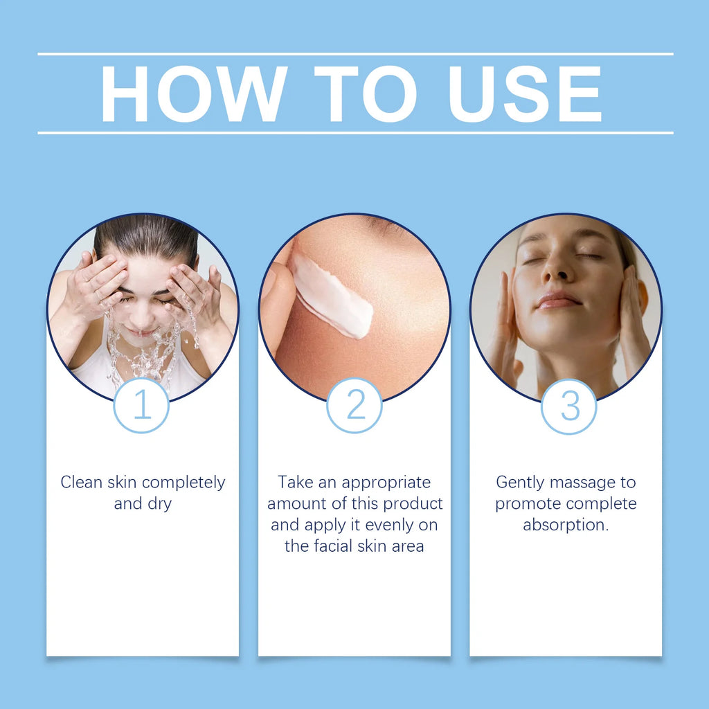 Hydratant pour le visage à la niacinamide, à l'acide hyaluronique, au rétinol, réparateur, barrière cutanée, crème hydratante longue durée de jour et nuit