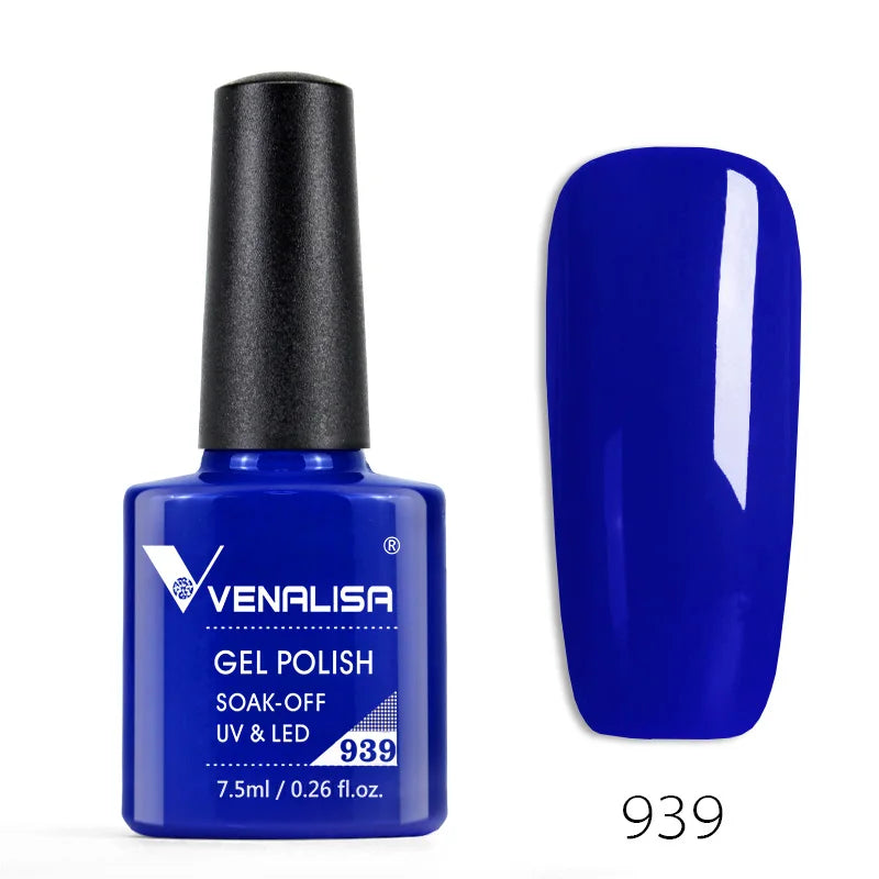Vernis à ongles Venalisa 7.5ml Fashion Shiny Soak Off UV Gel Nail Gel Polish Cosmetics Nail Art Manicure Nails Gel Polish Tips Nail Varnish