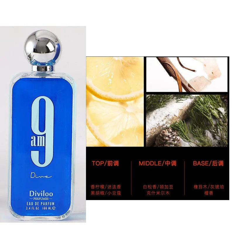 Parfum pour homme 100 ml, parfum, vaporisateur, phéromone, longue durée, gentleman, femme