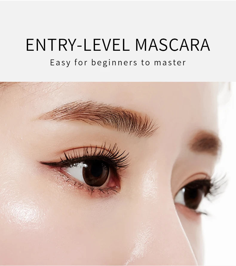 InjFiber-Mascara imperméable double en un, extension de cils, noir, optique, allongement des cils, cosmétiques
