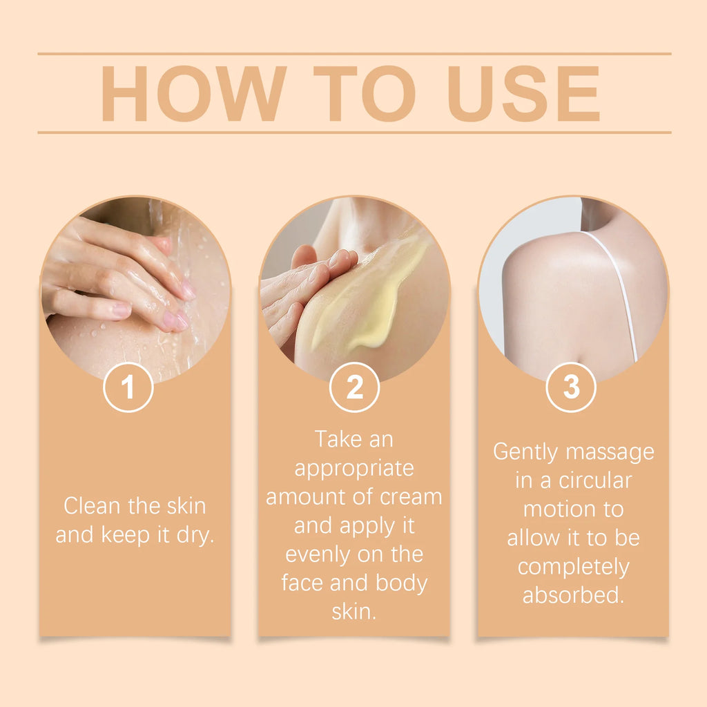 Crème au miel de suif Glow Hydratant pour la peau Améliorer l’élasticité Blanchiment doux Améliorer la matité Raffermissant Visage Corps Hydratant Lotion