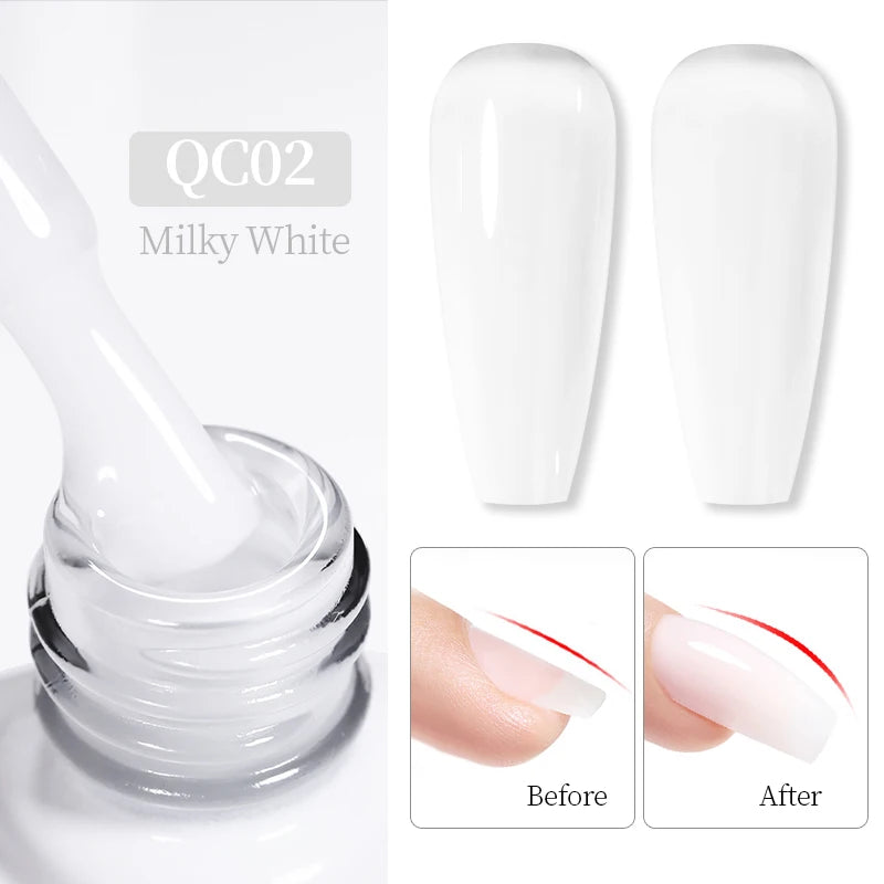 BORN PRETTYvernis à Ongles Gel, Semi Transparent, Soak Off UV LED, Vernis à Ongles Nude, N64.Gel Varjuvening,Art des ongles, 50 Couleurs, 10ml