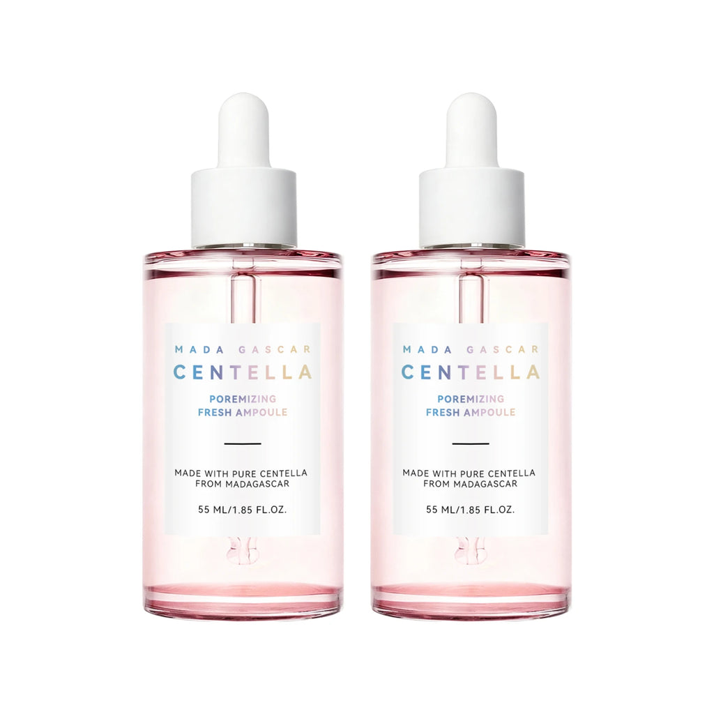 Madagascar Centella Asiatica Serum 55ml - Formule apaisante pour la peau sensible avec lutte contre l’acné, bienfaits hydratants en profondeur pour le visage
