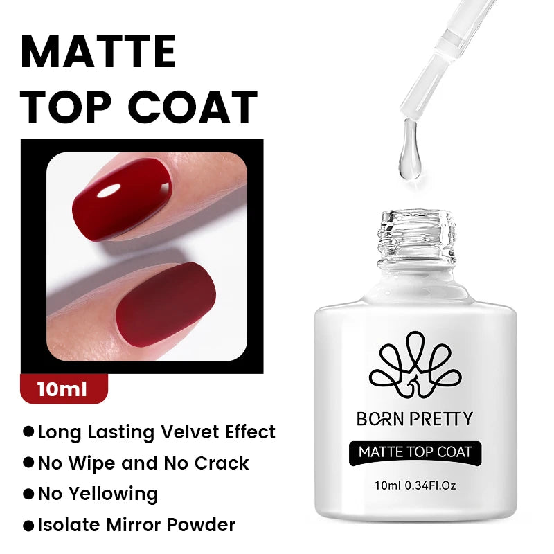 BORN PRETTYvernis à Ongles Gel, Semi Transparent, Soak Off UV LED, Vernis à Ongles Nude, N64.Gel Varjuvening,Art des ongles, 50 Couleurs, 10ml