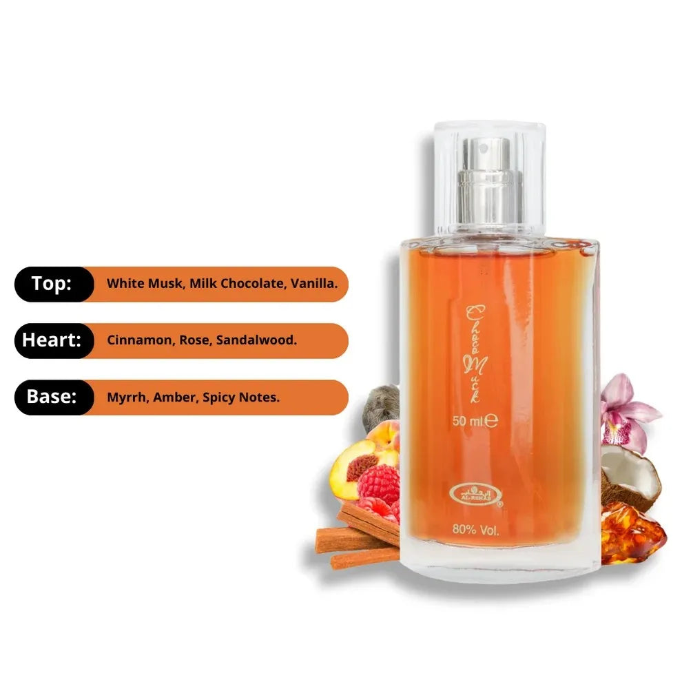 Choco Musk Eau de Parfum en spray pour femmes, 1,65 oz/50 ml