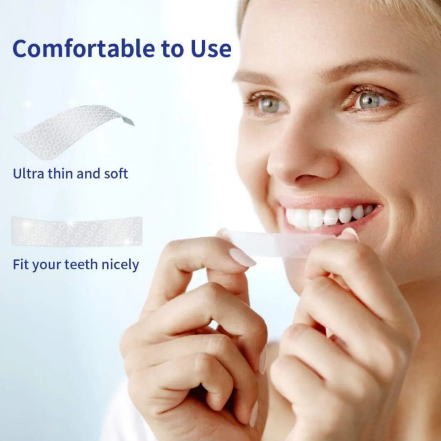 Bandes de blanchiment des dents 5D 7/14 paires de bandes de blanchiment en gel Élimination des taches Bande de soins d’hygiène bucco-dentaire Outils de blanchiment dentaire Dents