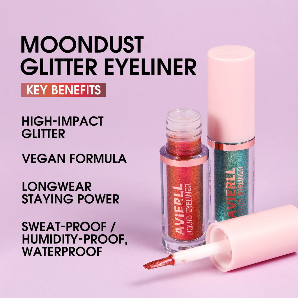 Ensemble d’eyeliners caméléon, 8 couleurs, fard à paupières liquide à paillettes imperméable longue durée, pas de taches, séchage rapide