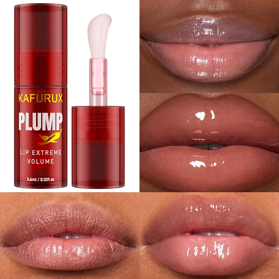 1PC lèvres dodues longue durée huile pour les lèvres hydratant brillant à lèvres sérum volumateur instantané huile d'essence réparation lèvres ridules augmenter El