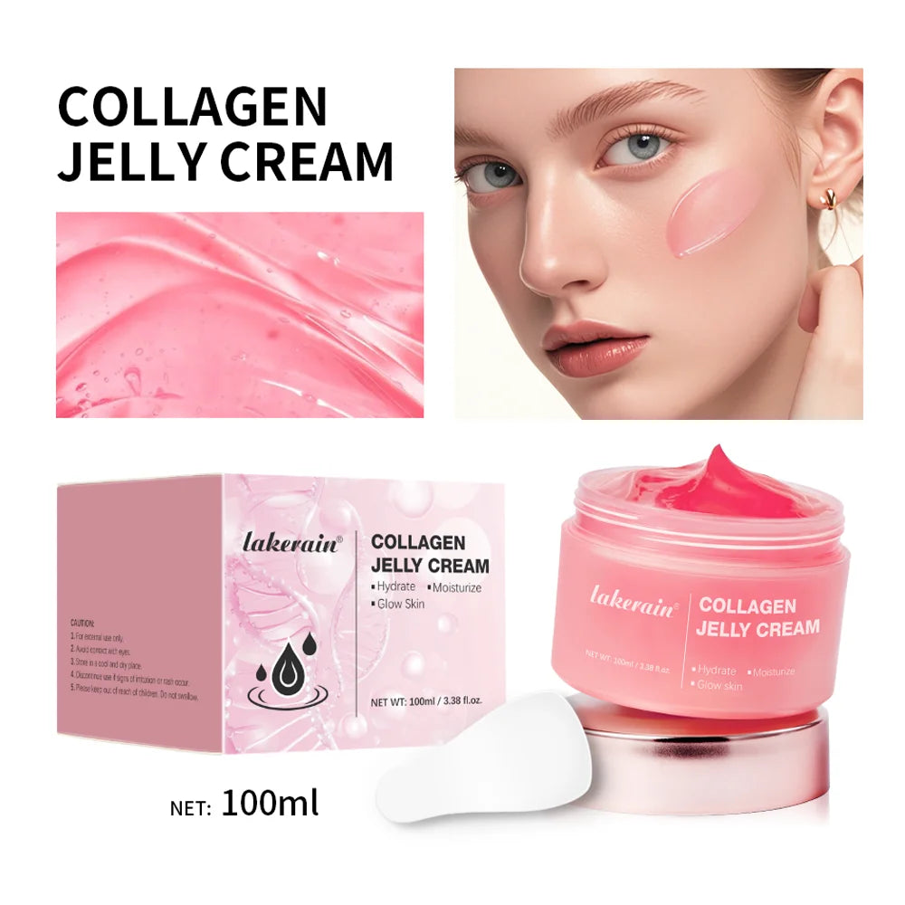 Crème hydratante à la gelée de collagène Niacinamide Collagène hydrolysé Raffermissant Apaisant Anti-âge Fermeté Hydratation Soins de la peau