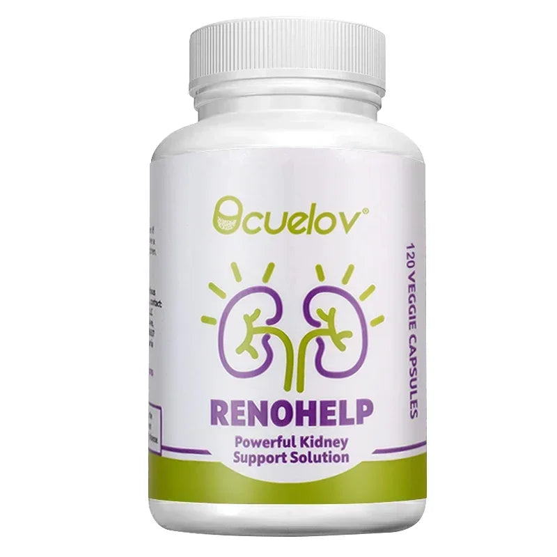 Complément naturel de soutien des reins – Soutient la santé des reins et nettoie, répare les dommages et la fonction normale, 120 capsules