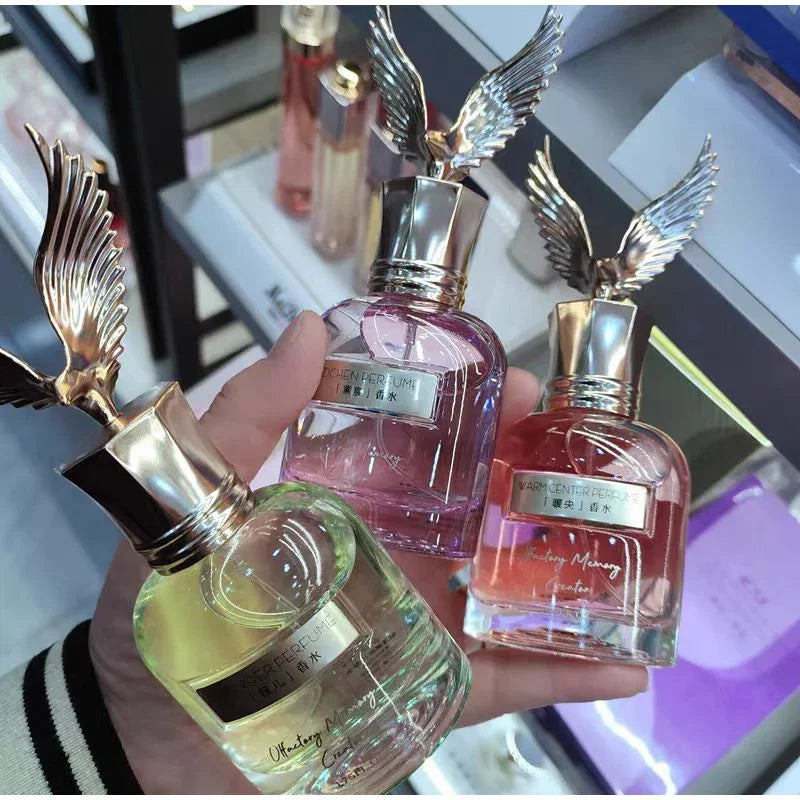 parfum de luxe Ocean Woody Notes, parfum Oud frais propre pour femmes, brume de parfum de bois d'agar de cipprès en forme d'aigle longue durée