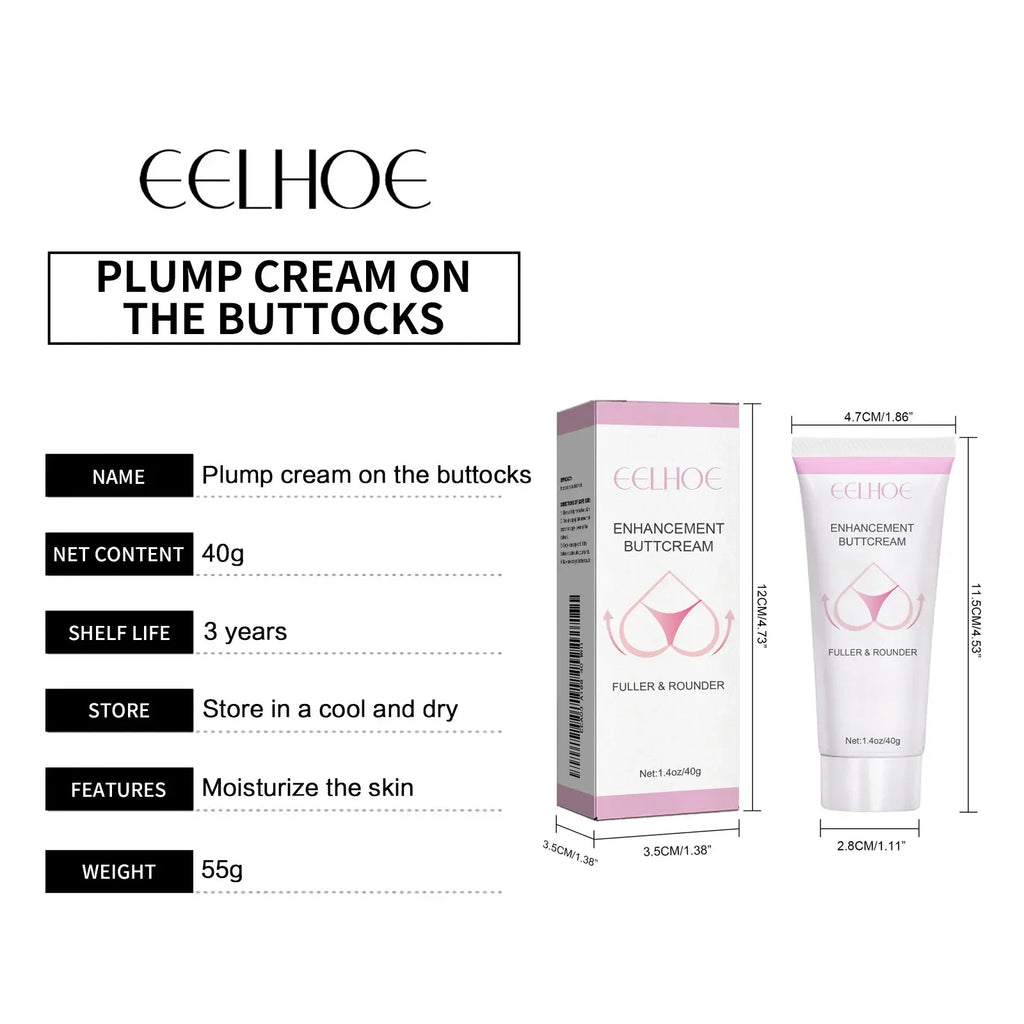 Fesses sexy Crème de croissance Grosses fesses Croissance des hanches Augmentation des fesses Resserrement Mise en forme des fesses Amélioration du corps Crème repulpante 40g