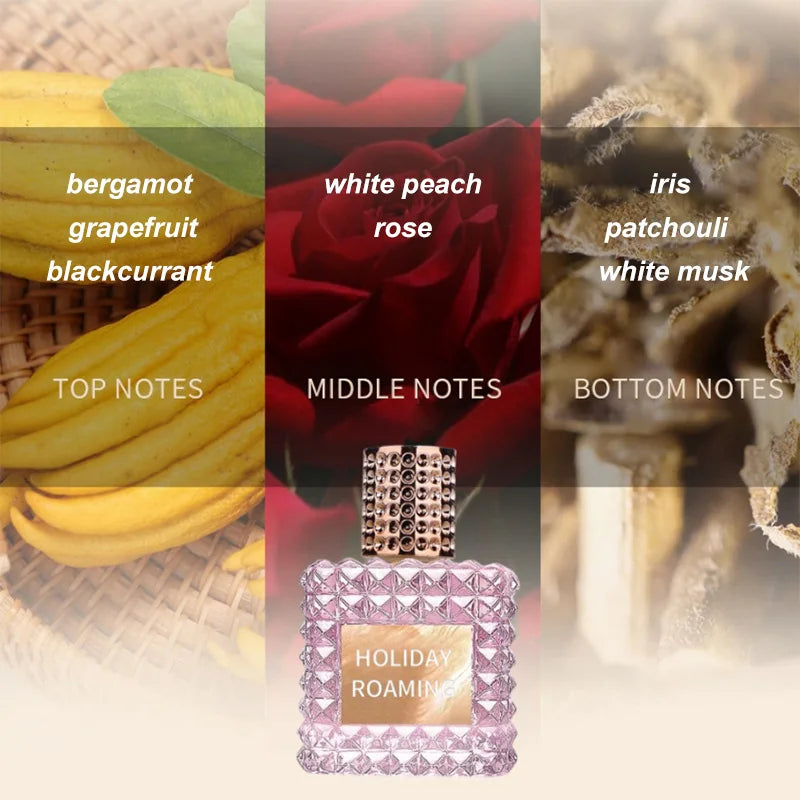 Parfum eelhoe marque française pour femmes, Spray De parfum d'agrumes, Rose, fleurs naturel, senteur fraîche durable, Parfum romantique pour femmes