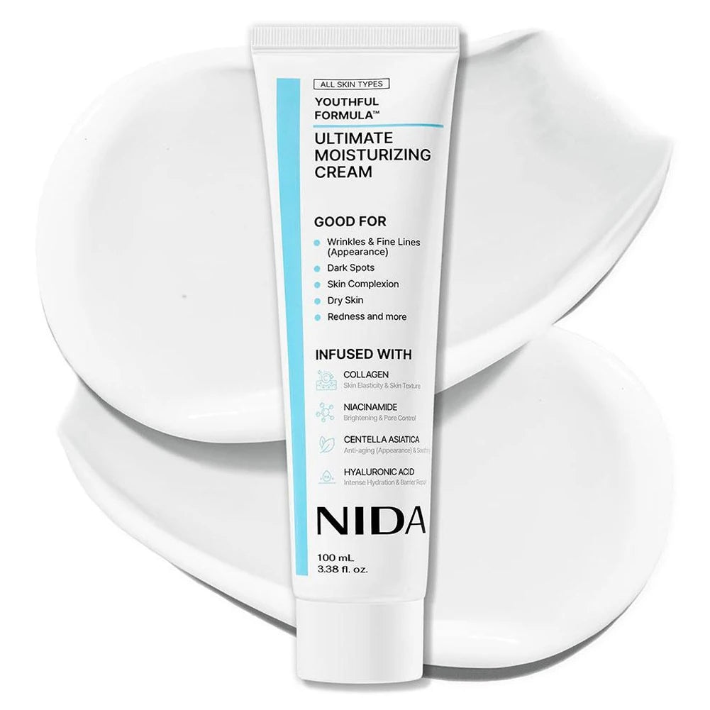Korea Nida Crème hydratante ultime Soins quotidiens de la peau du visage Resserrer les pores rétrécir Améliorer les ridules Rajeunir la peau du visage