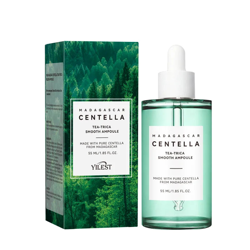 Madagascar Centella Asiatica Serum 55ml - Formule apaisante pour la peau sensible avec lutte contre l’acné, bienfaits hydratants en profondeur pour le visage