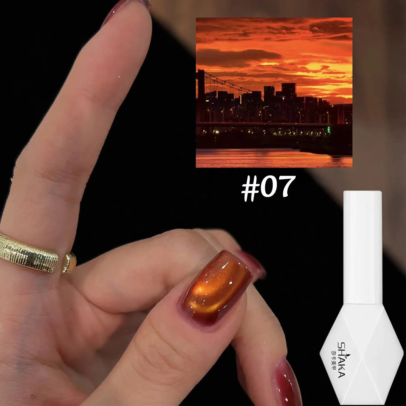 Vernis à ongles 60 variantes                          WS 10ML Sunlight Cat Eye Gel Blanchiment Vin Rouge Couleur Lumière Coucher de soleil Glow Cat Eye Glass Beads Nail Atr
