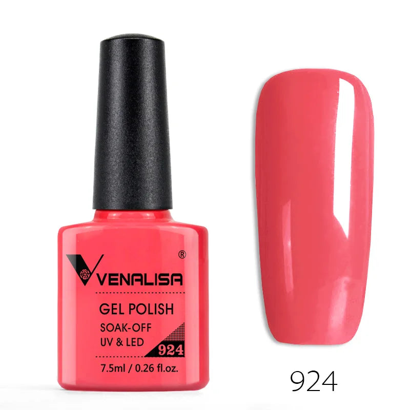 Vernis à ongles Venalisa 7.5ml Fashion Shiny Soak Off UV Gel Nail Gel Polish Cosmetics Nail Art Manicure Nails Gel Polish Tips Nail Varnish