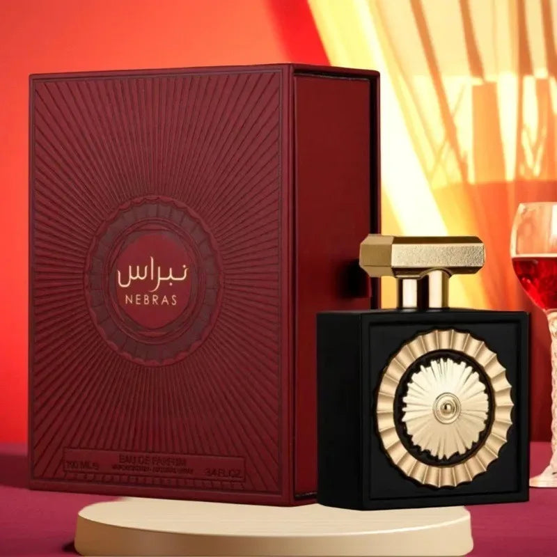 Parfum unisexe Oriental doux et durable, 100ml, parfum chaud et élégant avec baies rouges, vanille, cacao, Rose, ambre, arôme de musc
