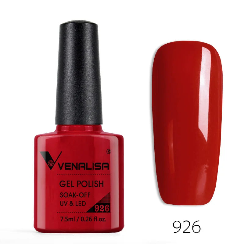 Vernis à ongles Venalisa 7.5ml Fashion Shiny Soak Off UV Gel Nail Gel Polish Cosmetics Nail Art Manicure Nails Gel Polish Tips Nail Varnish