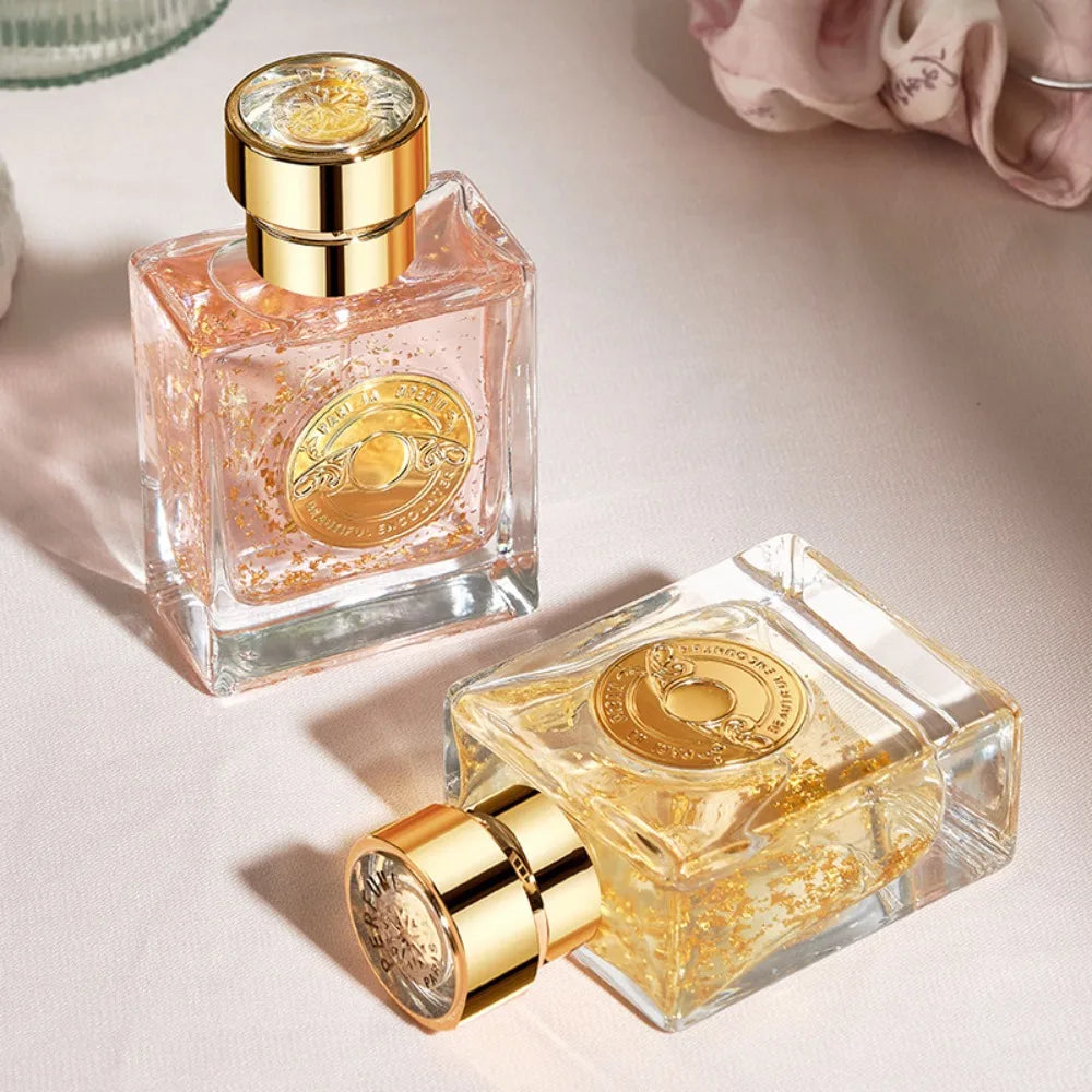 Parfum déesse de Paris pour femme, parfum élégant et durable, léger et flirty, 50ML, parfum de qualité supérieure avec palette d’or