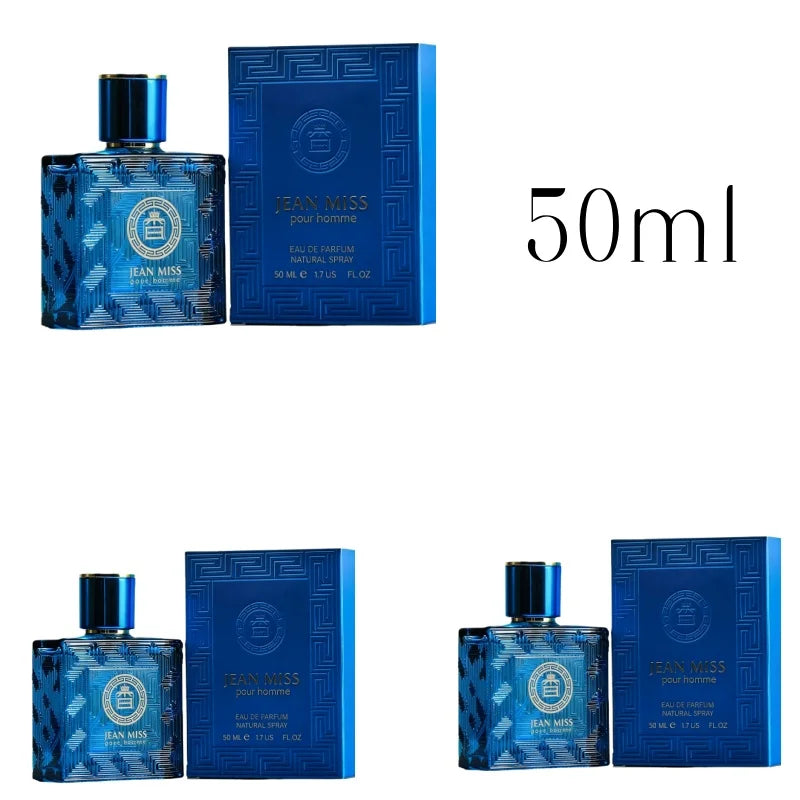 Parfum pour homme de qualité supérieure, série Eros & Bleu, 100 ml. Eau de Cologne pour homme, parfum longue durée.