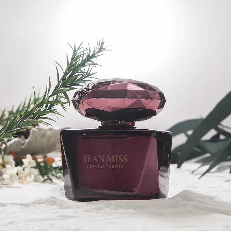Parfum de marque JEAN MISS   50 ml, parfum pour femmes à la senteur de bois de santal, vaporisateur, longue tenue, notes fruitées, florales, légères, parfum féminin, cadeau romantique