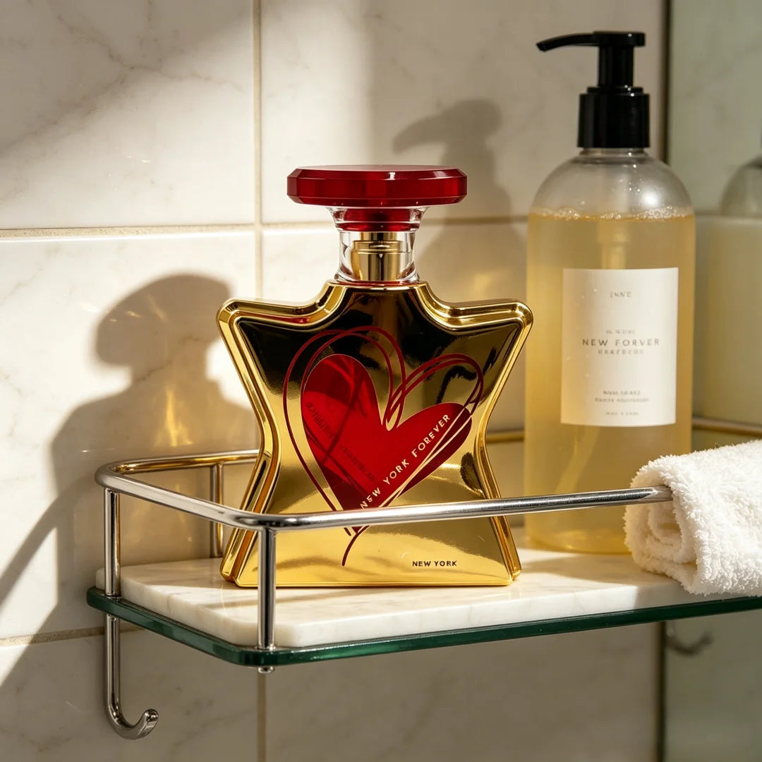 Parfum unisexe 100 ml, notes d'ambre, de vanille et de patchouli, Eau de Parfum en spray, New York & Forever