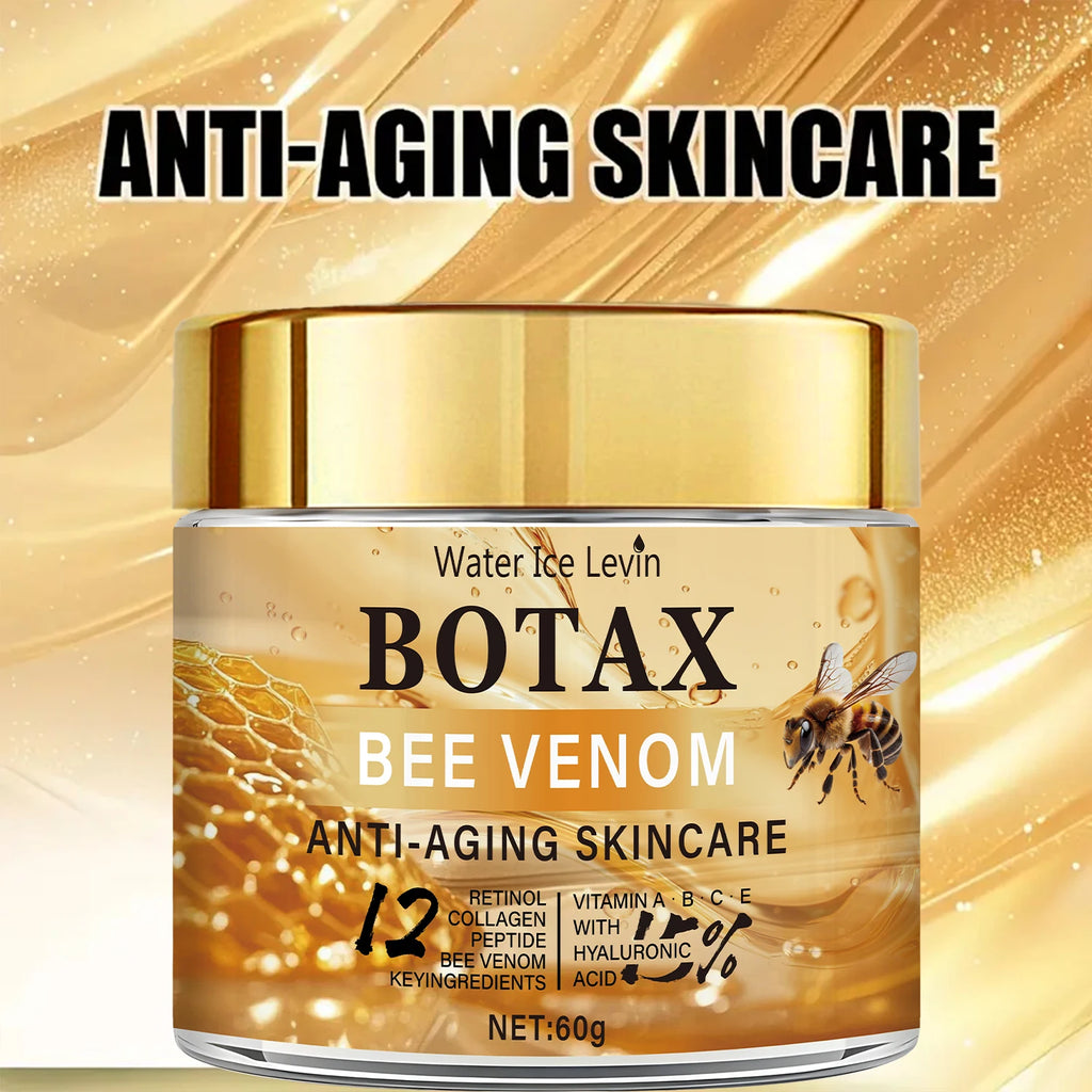 Crème au venin d'abeille Botax - Traitement des rides profondes, rajeunissement et action raffermissante de la peau aven Collagen Water Ice Levin. 60g.