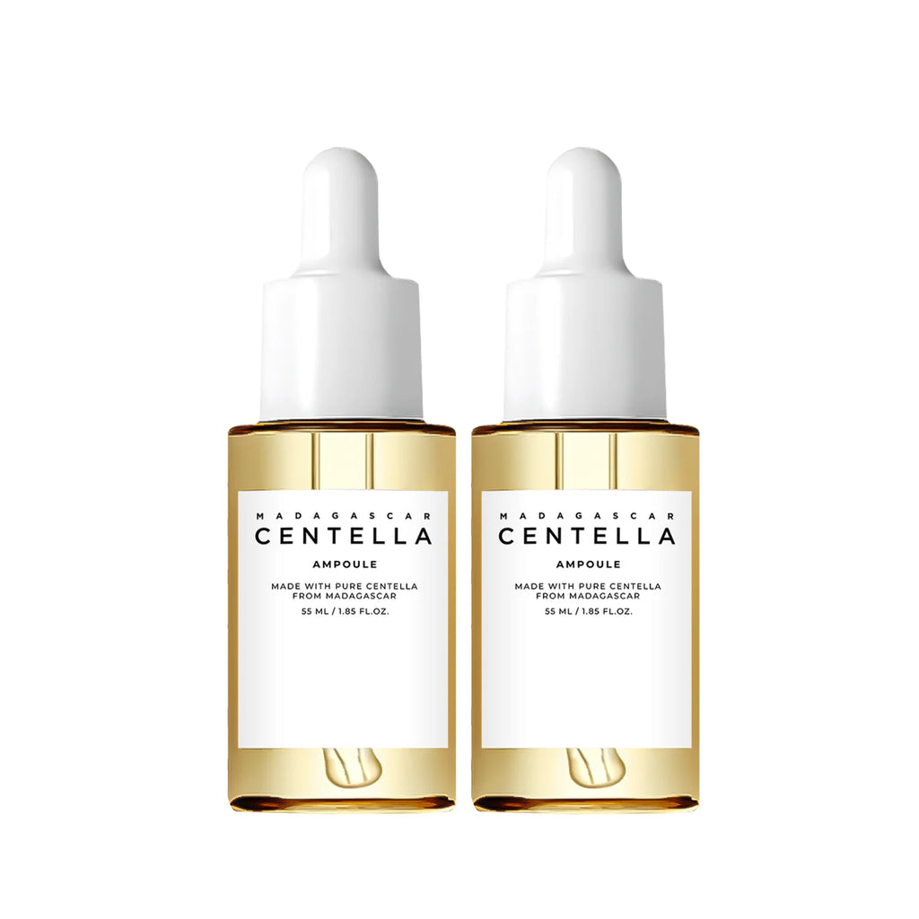 Madagascar Centella Asiatica Serum 55ml - Formule apaisante pour la peau sensible avec lutte contre l’acné, bienfaits hydratants en profondeur pour le visage