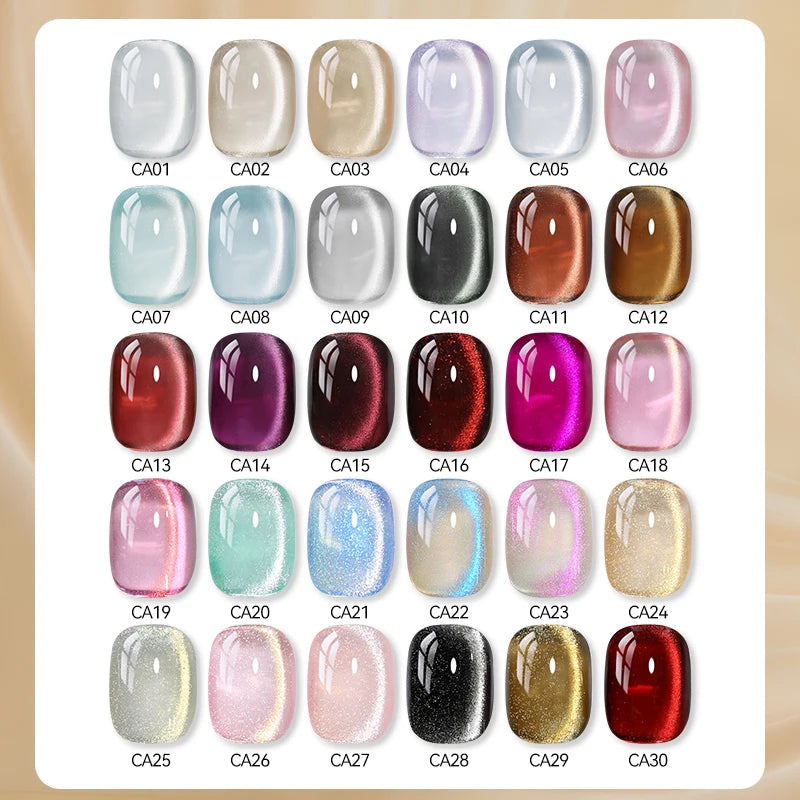 UR SUGAR 15ml Cat Magnetic Gel Nail Polish 30 Colors Semi Permanent Magnetic Gel UV/LED Soak Off Painting Vanrish Design