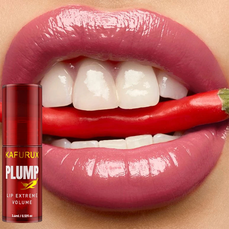 1PC lèvres dodues longue durée huile pour les lèvres hydratant brillant à lèvres sérum volumateur instantané huile d'essence réparation lèvres ridules augmenter El