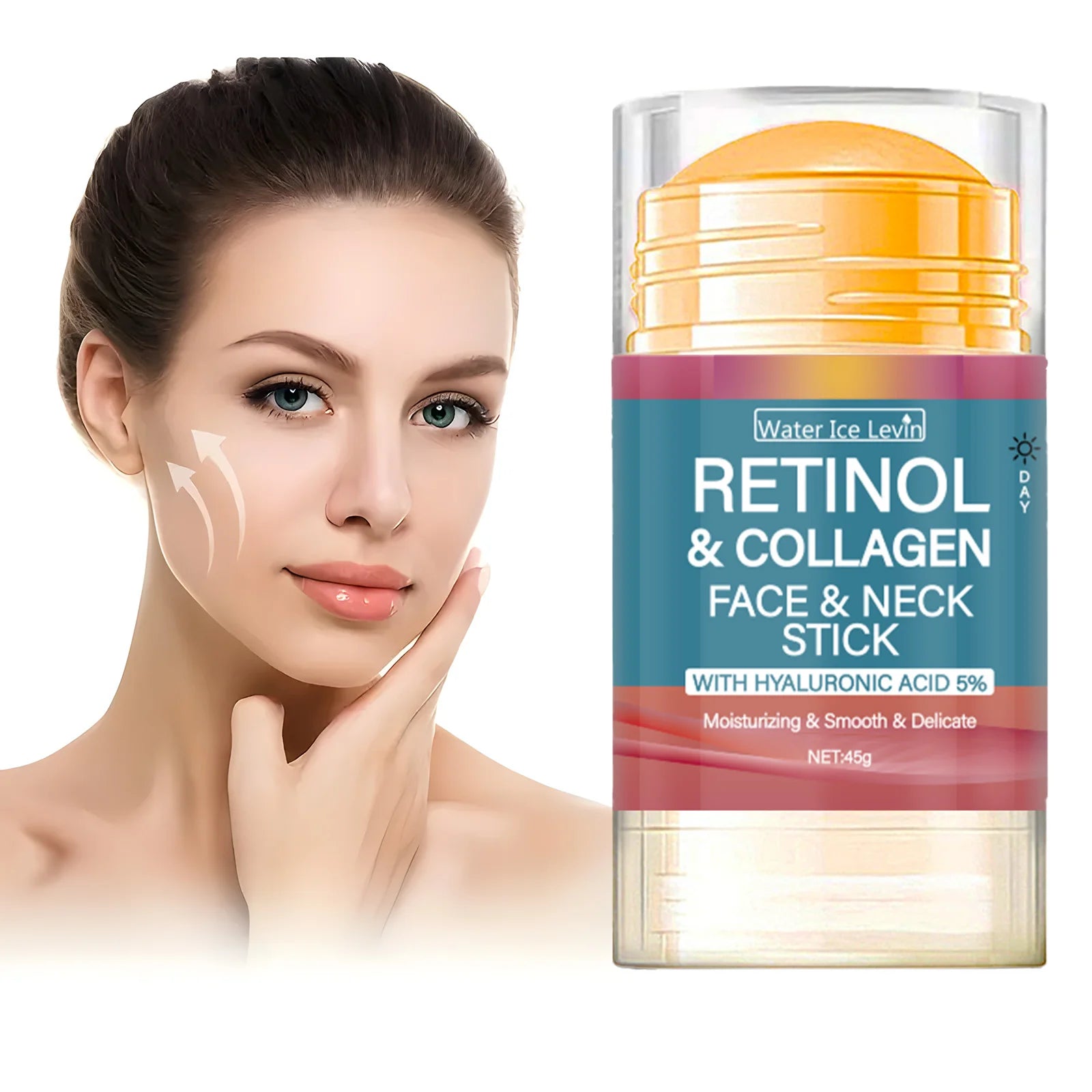 Bâton de crème raffermissante au rétinol, crème lissante au collagène pour les rides, hydratante, blanchissante, éclaircissante, produits pour la peau