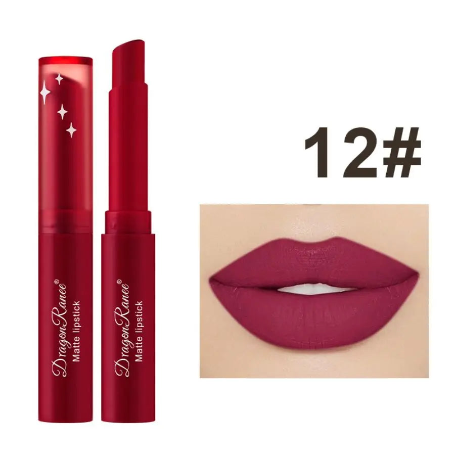 Rouge à lèvres hydratant imperméable, maquillage européen et américain, ne se décolore pas, velours 256, ne se décolore pas, 256